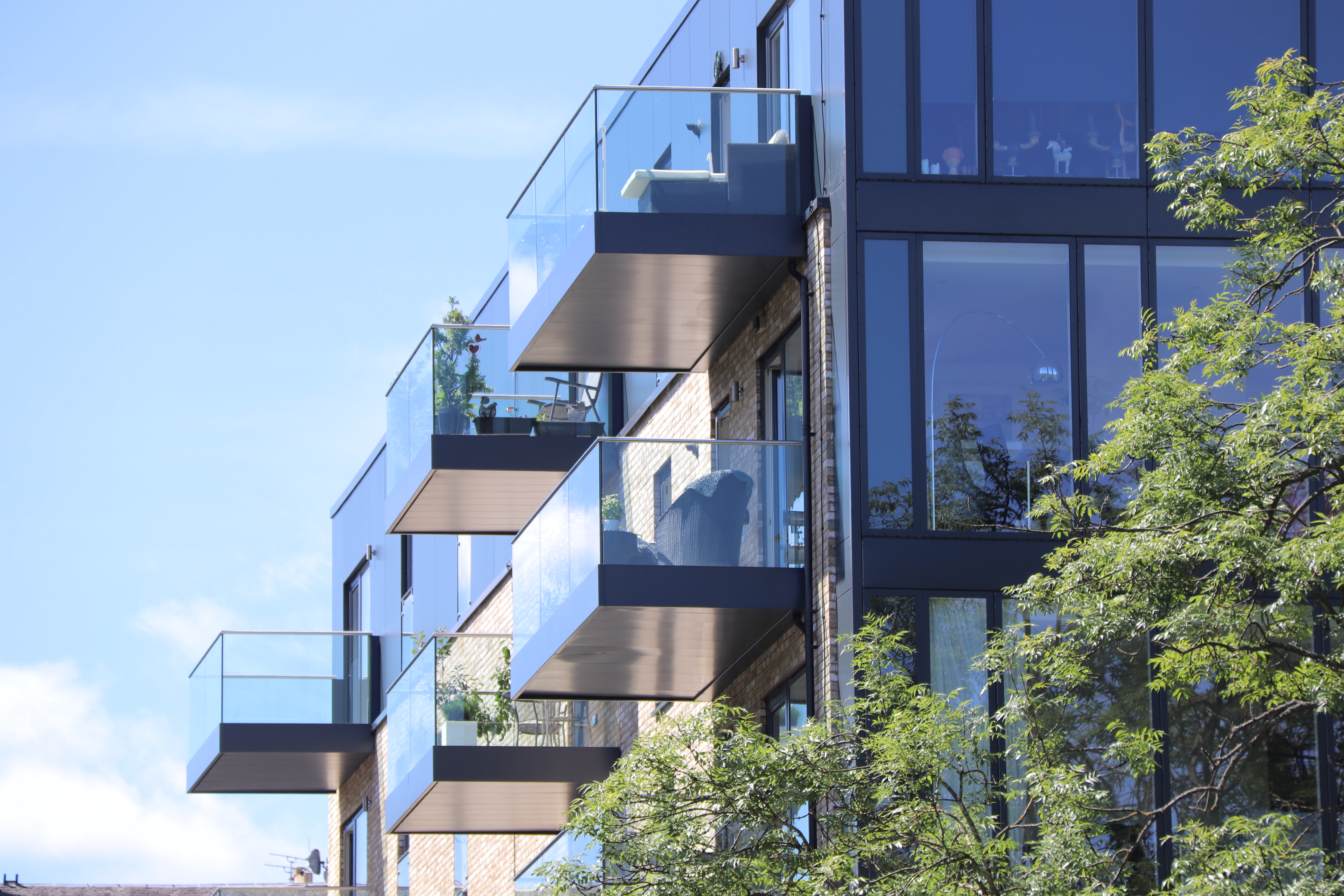 Queen Margarets Drive Balcony soffits Drainage